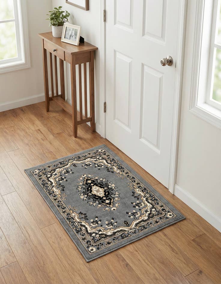 Detail image of 2' x 3' Mashad Design Rug