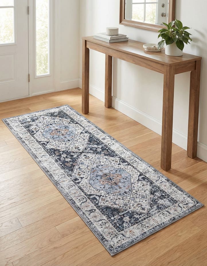 2' x 5' Washable Yara Runner Rug