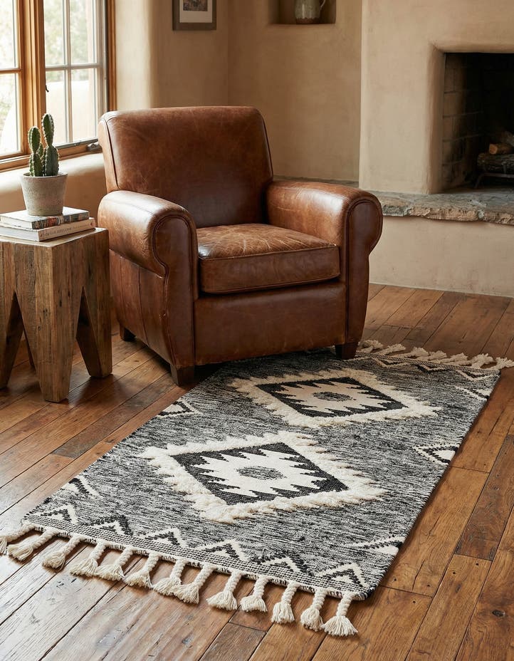 3' 3 x 5' 1 Hand Woven Arizona Wool Rug