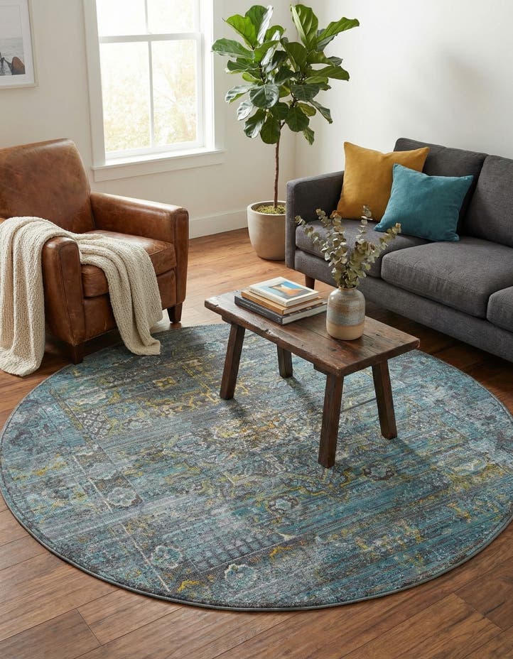 5' 5 x 5' 5 Santiago Round Rug