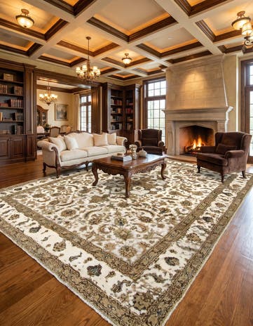 9' 9 x 12' 8 Hand Knotted Vintage Royal Persian Wool Rug