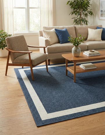 Navy Blue Georgia Rug