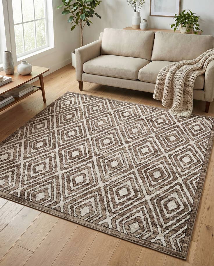 Detail image of 6' x 6' Hermitage Square Rug