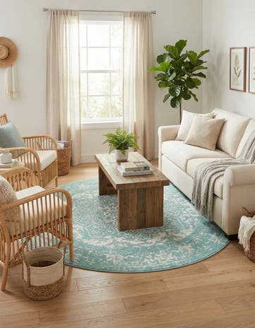 5' 3 x 5' 3 Arlington Round Rug