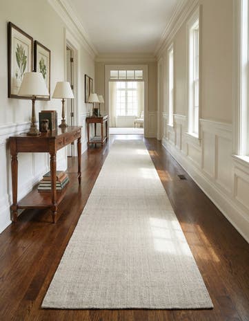3' 3 x 19' 8 Hand Woven Jill Zarin English Manor Wool Runner Rug