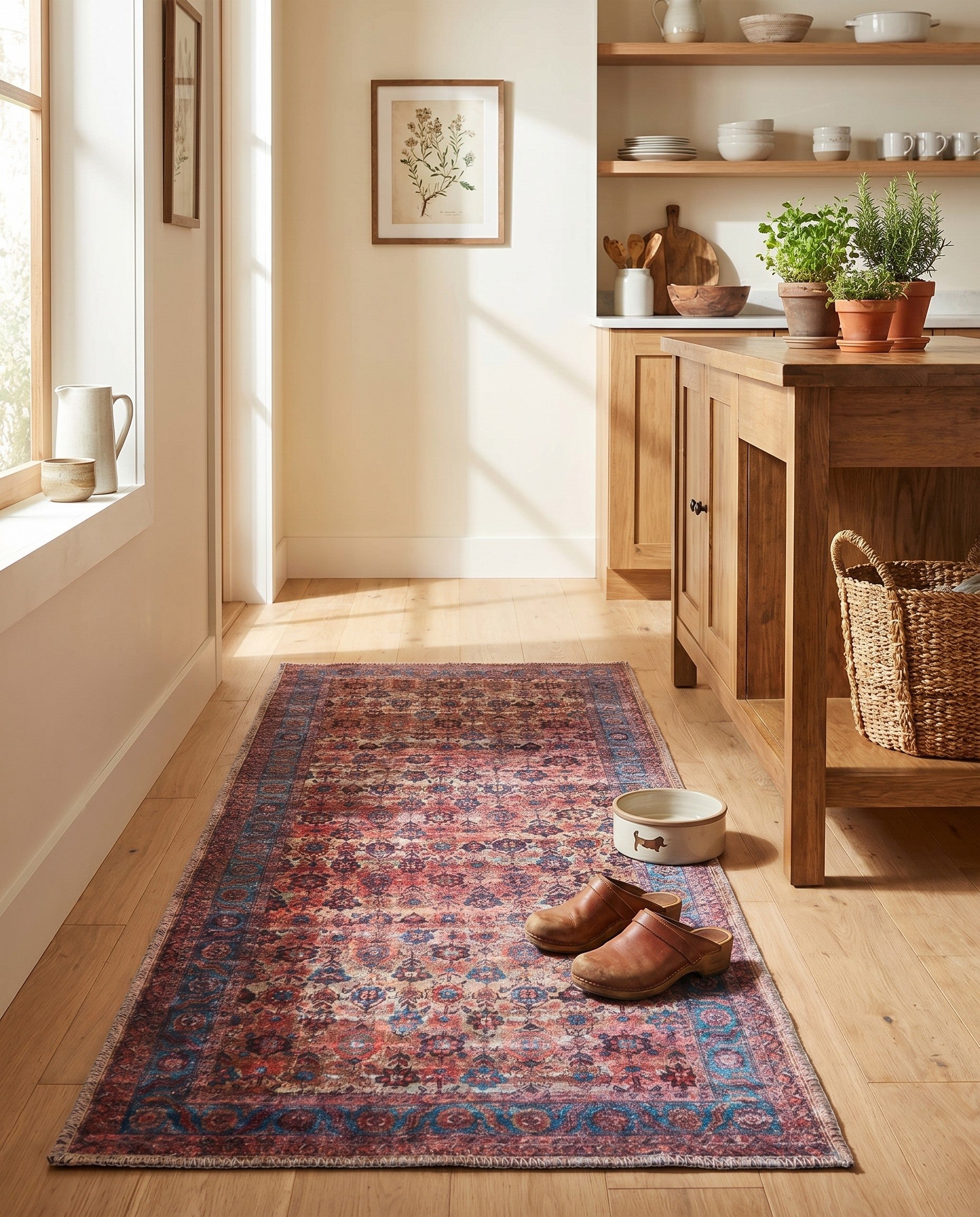 2' x 4' Washable Maahru Runner Rug