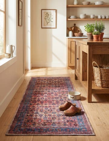 2' x 4' Washable Maahru Runner Rug