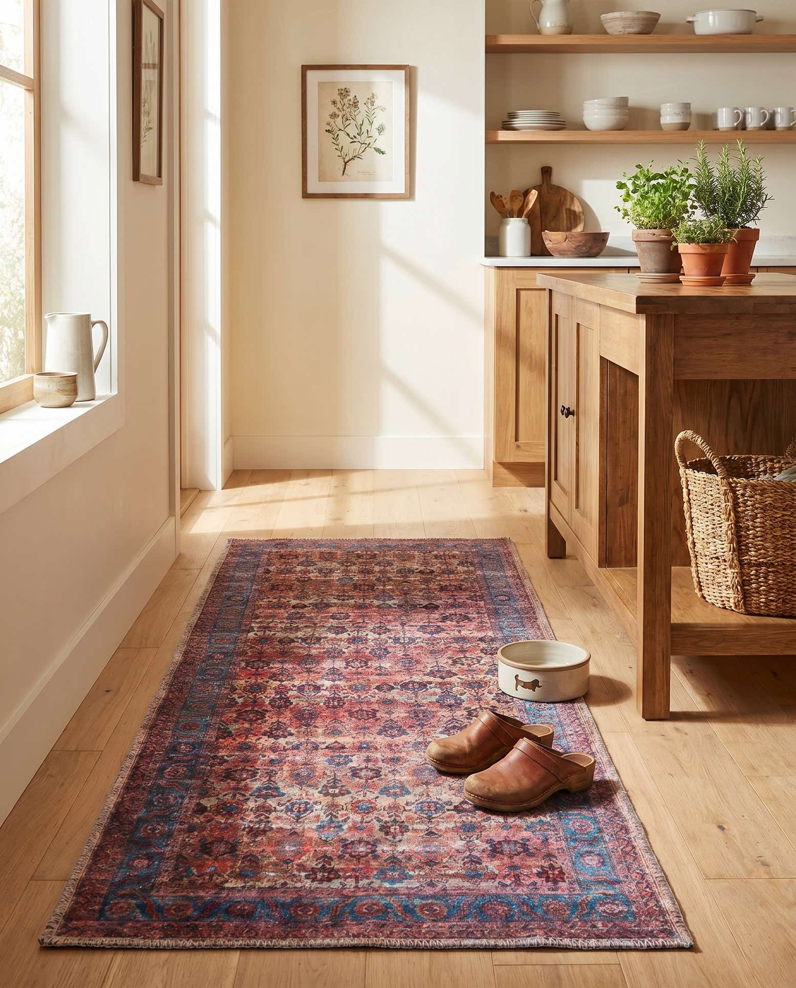 2' x 4' Washable Maahru Runner Rug
