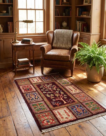 2' x 3' 4 Hand Knotted Ariana Ziegler Rug