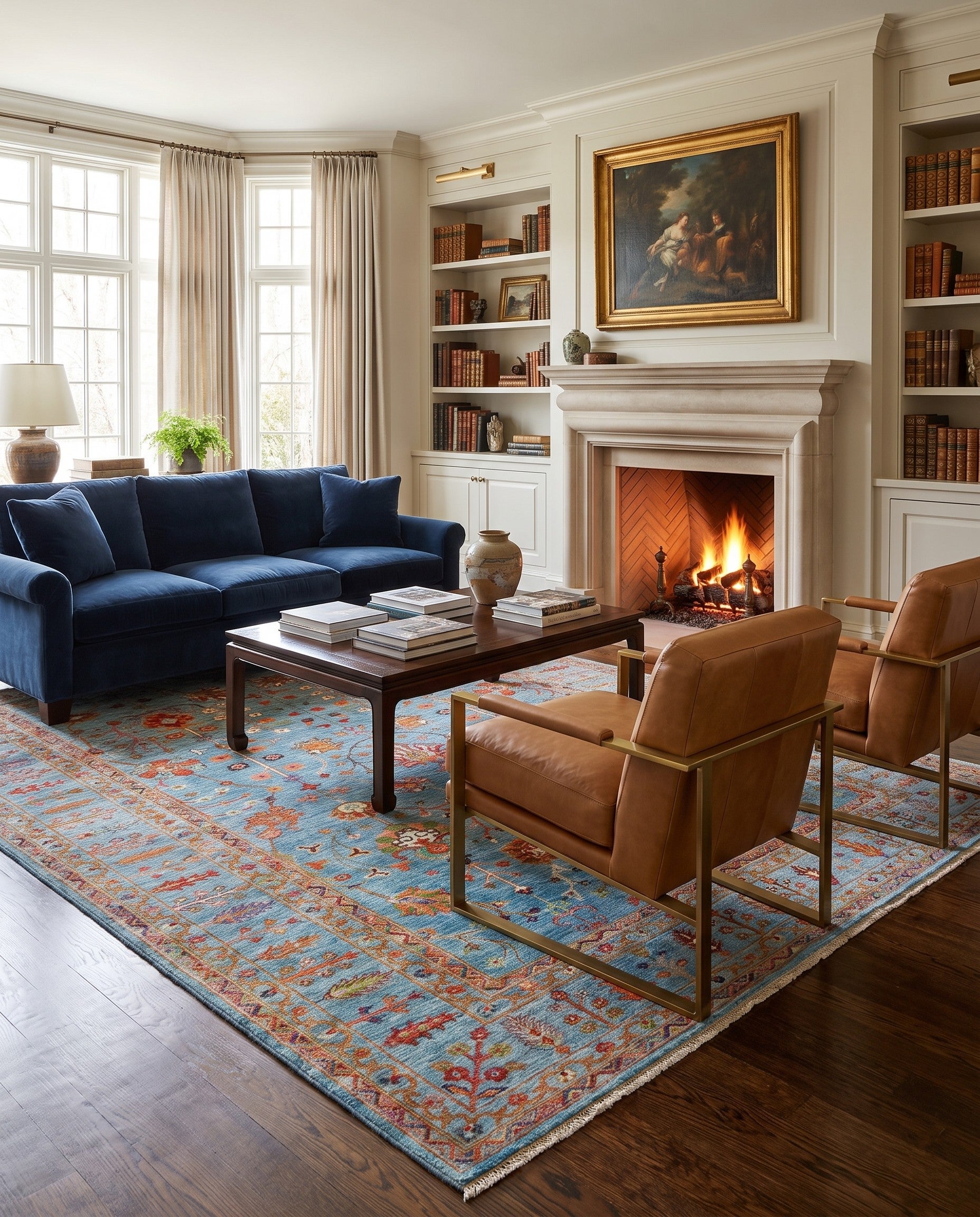 7' x 10' 2 Hand Knotted Ariana Ziegler Rug
