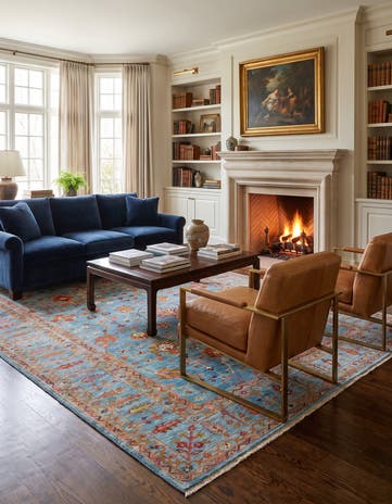 7' x 10' 2 Hand Knotted Ariana Ziegler Rug