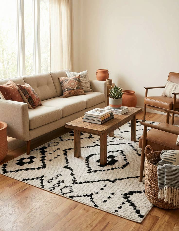 Detail image of 5' x 8' Morocco Rug