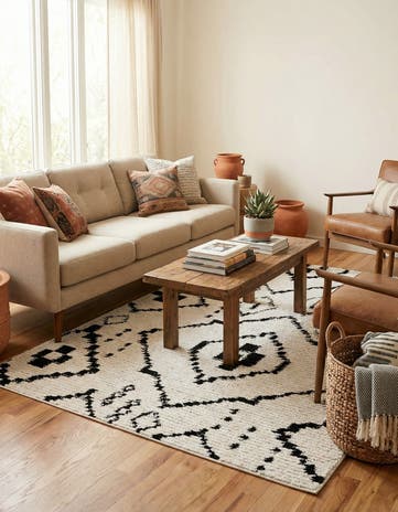Ivory Morocco Rug