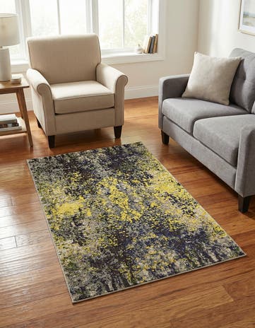 3' 3 x 5' 3 Washable Hyacinth Rug