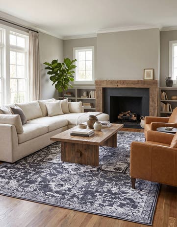 7' 10 x 11' Washable Francesca Rug