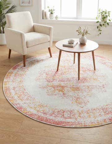Ivory Lucerne Round Rug