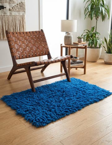 2' 4 x 4' 7 Hand Knotted Moroccan Wool Rug
