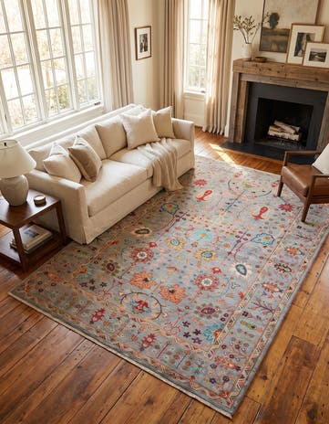 5' 9 x 8' 7 Hand Knotted Ariana Ziegler Rug