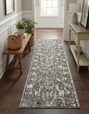Gray Miranda Runner Rug