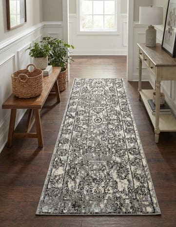 Gray Miranda Runner Rug