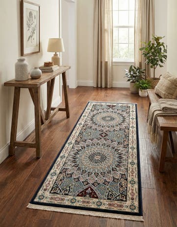 2' 7 x 7' Nain Design Runner Rug