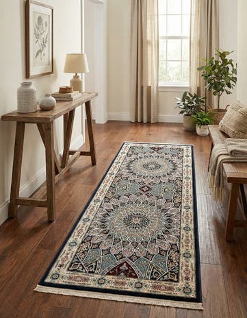 2' 7 x 7' Nain Design Runner Rug