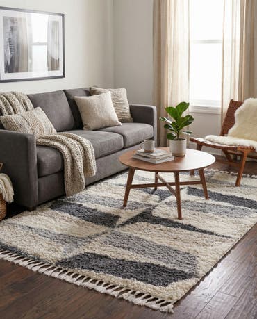  5' x 8' Athena Shag Rug