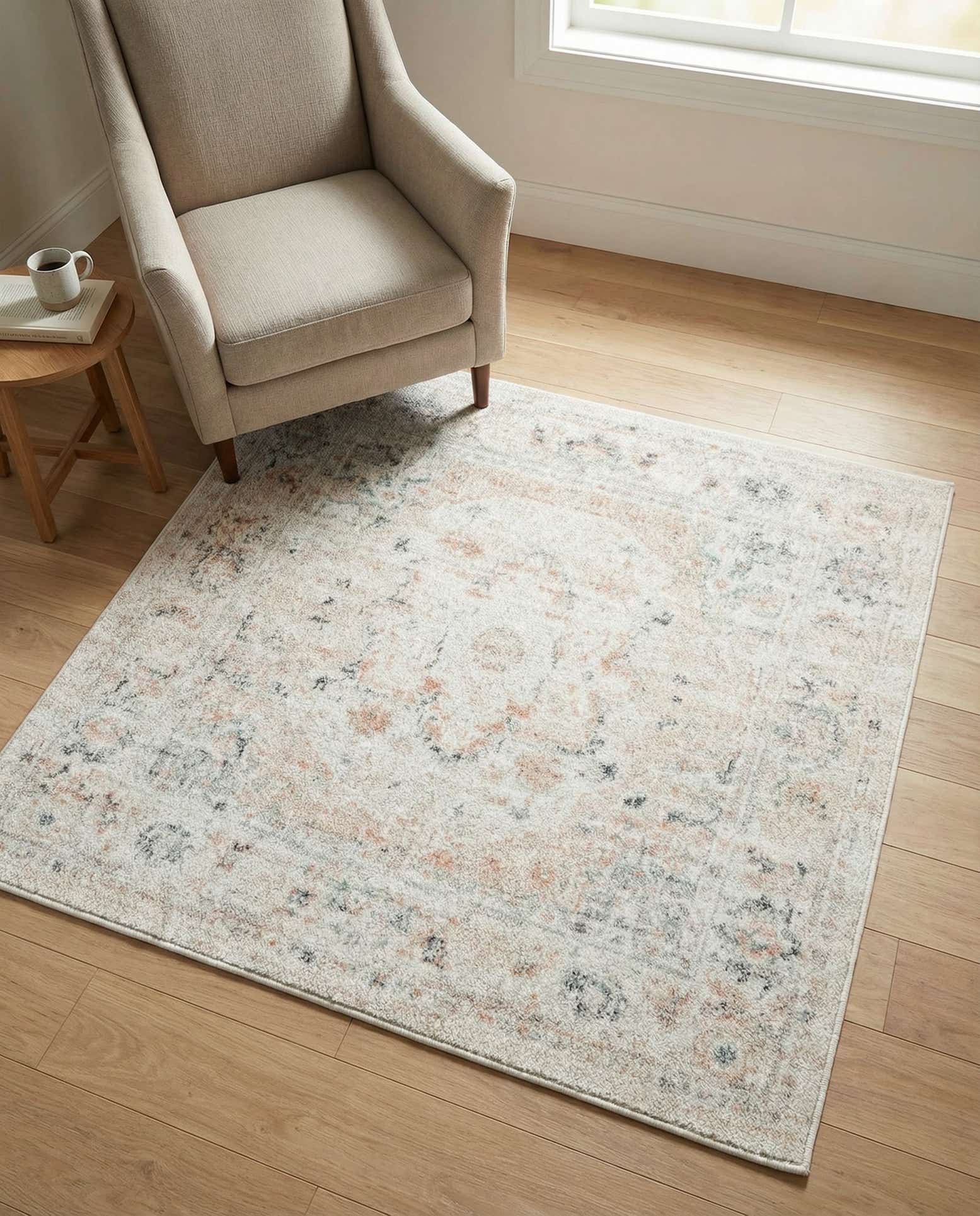 120cm x 120cm Madeline Vintage Vierkant Vloerkleed