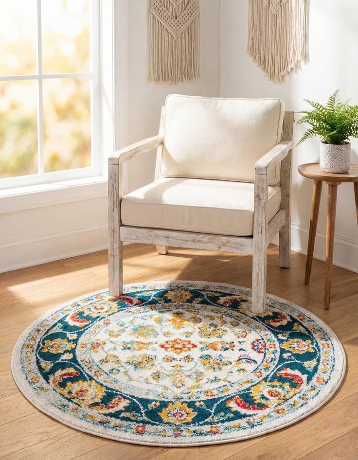 Detail image of  3' x 3' Aurelia Round Rug