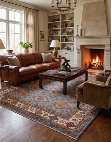 8' 2 x 10' Hand Knotted Kazak Rug