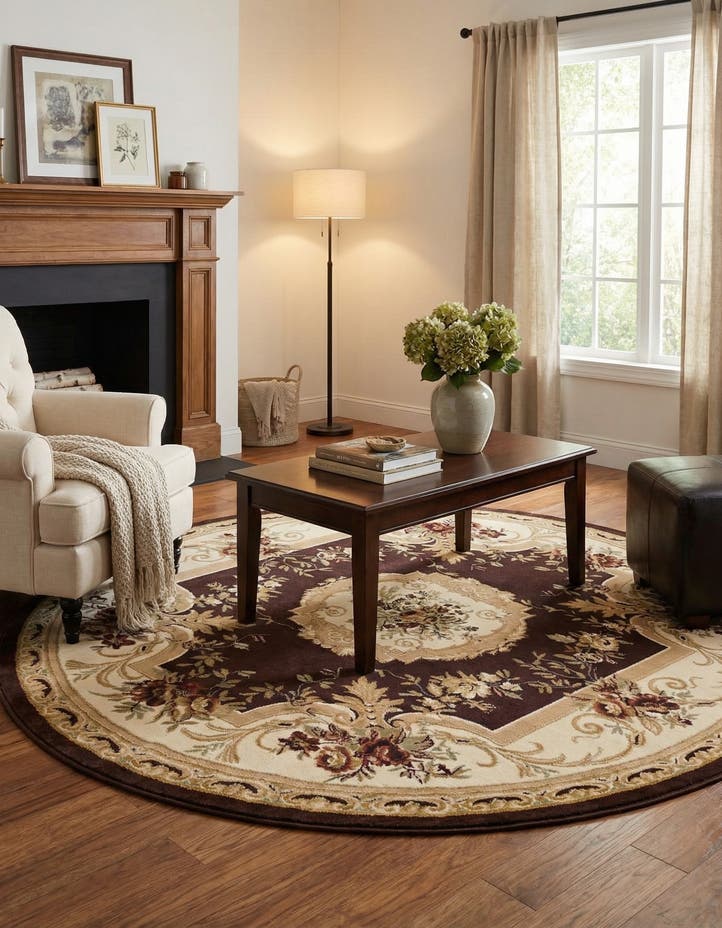 7' 10 x 7' 10 Chateau Round Rug