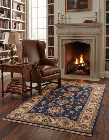 2' 7 x 4' 2 Hand Knotted Ziegler Rug