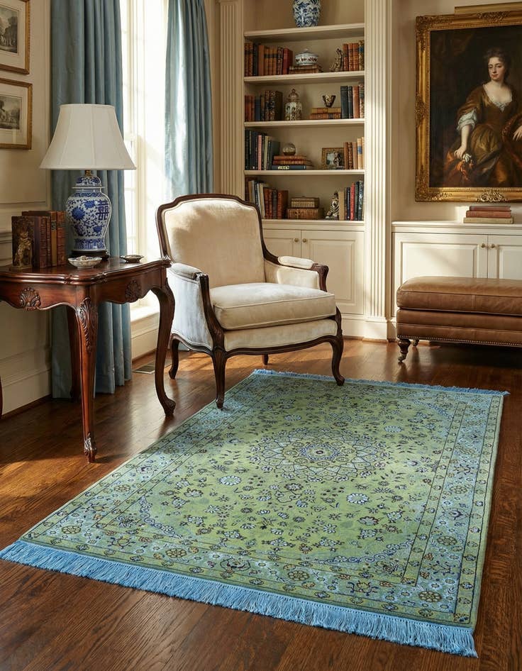 Detail image of 4' 3 x 6' 7 Nain Rug