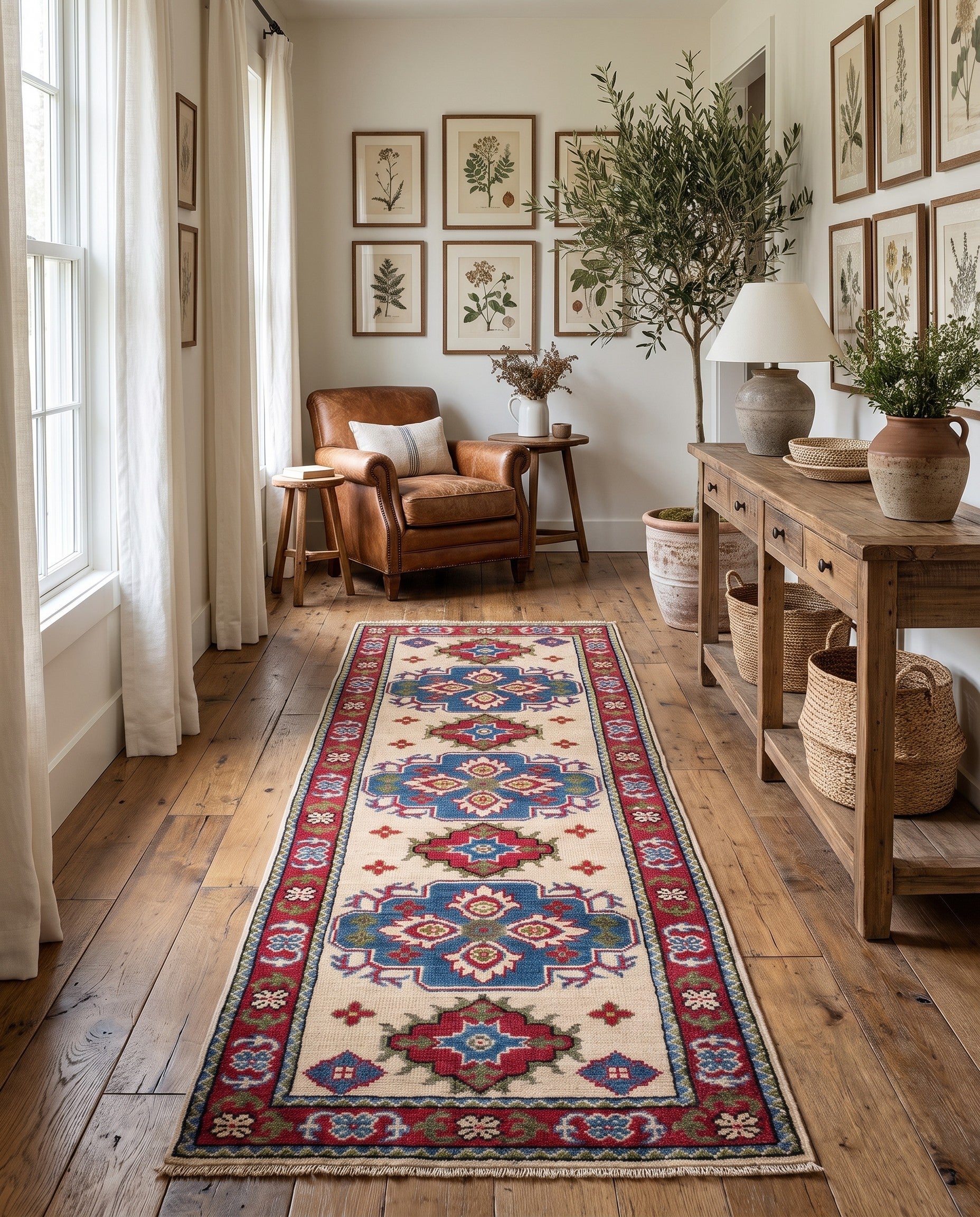 2' x 5' 11 Hand Knotted Kazak Runner Rug