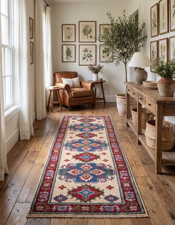 2' x 5' 11 Hand Knotted Kazak Runner Rug