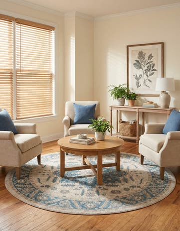 7' 3 x 7' 3 Viola Round Rug