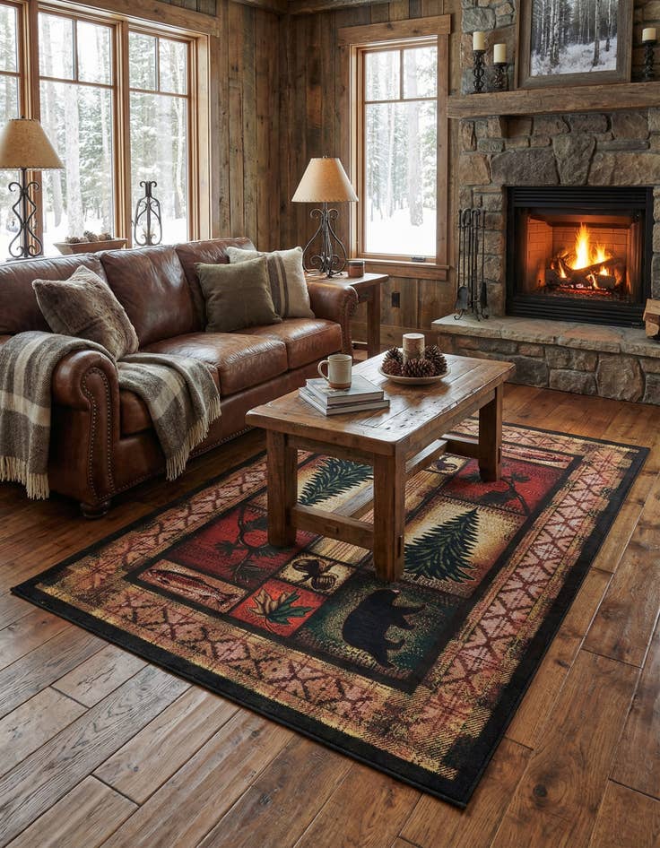 Detail image of 5' 3 x 8' Yara Rug