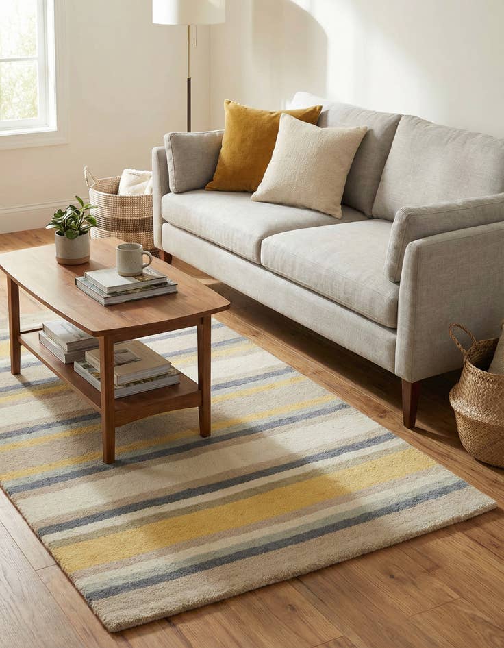 Detail image of 2' 9 x 5' Luna Wool Rug