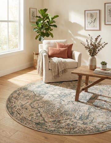 6' x 6' Sahara Round Rug