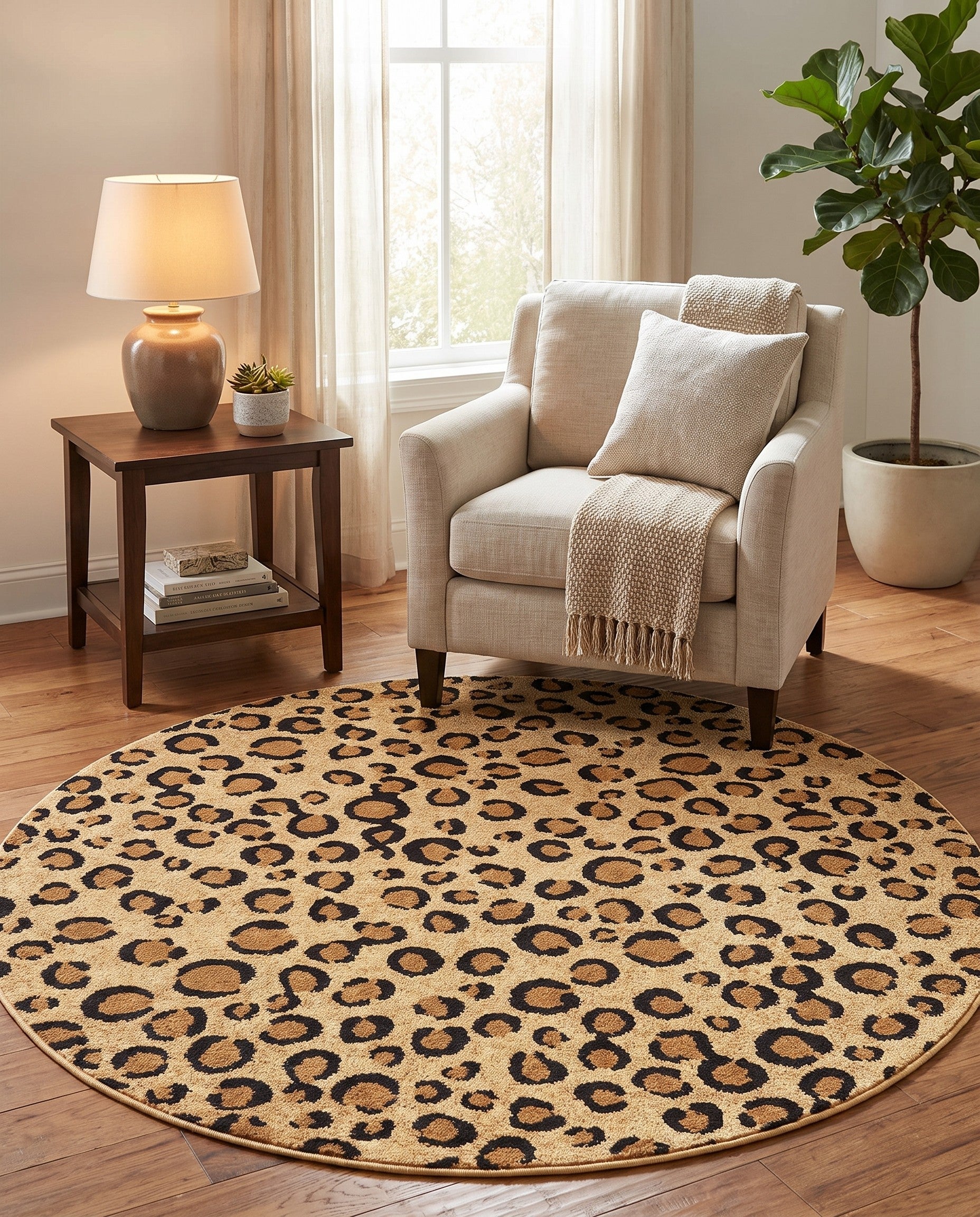 4' 1 x 4' 1 Savannah Round Rug