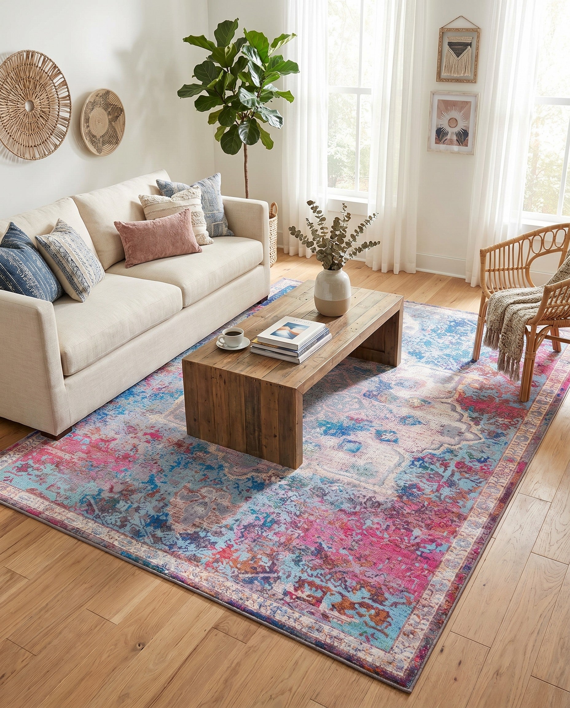 7' 10 x 10' Washable Renaissance Rug