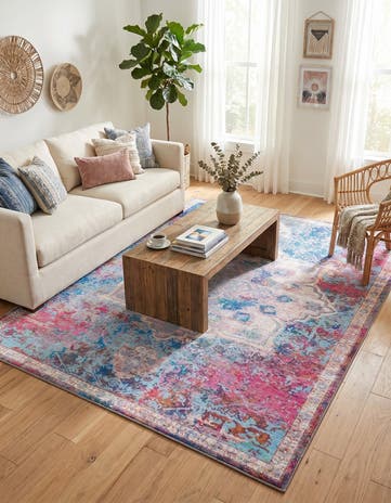Tie Dye Washable Renaissance Rug