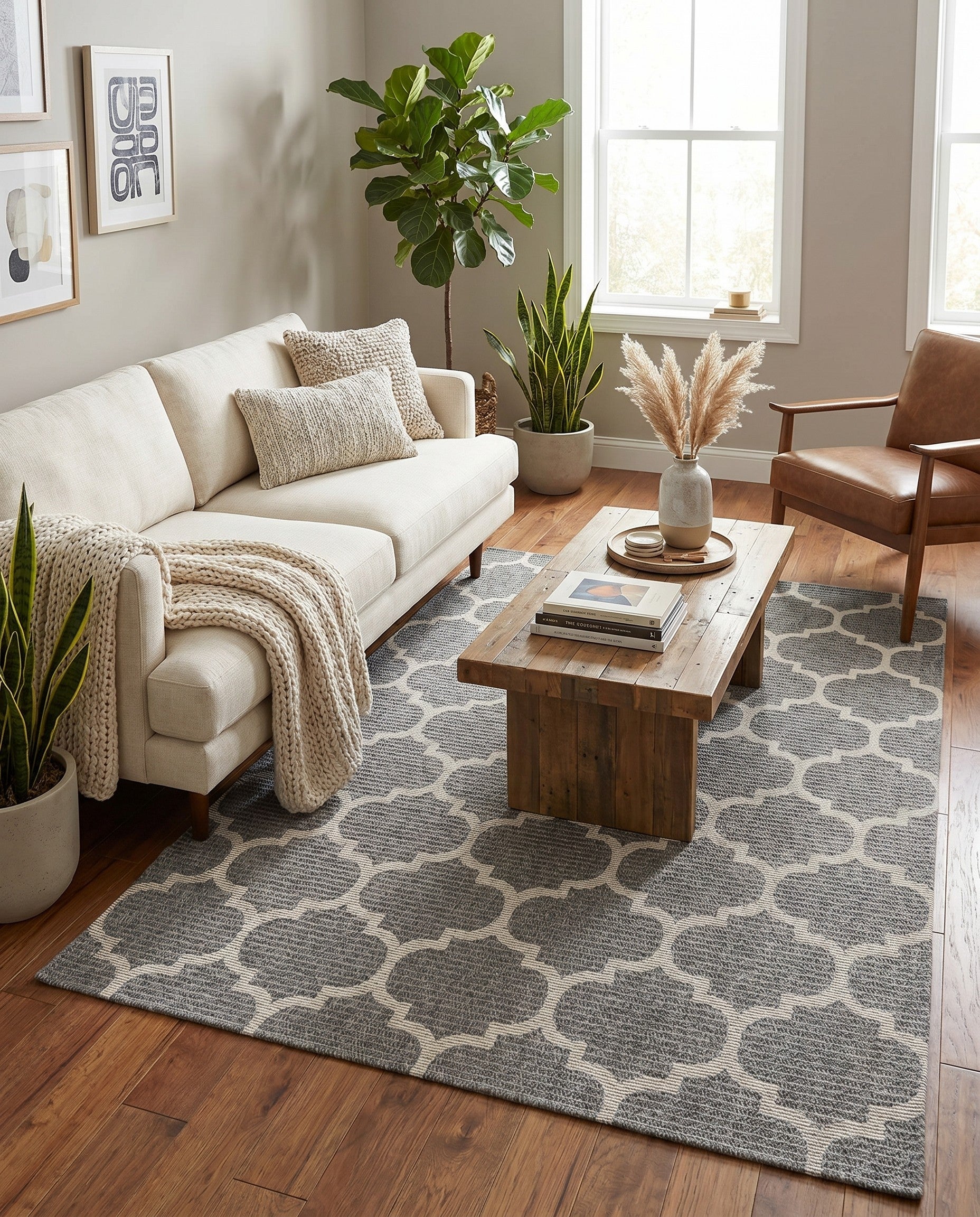 Dark Gray Georgia Rug