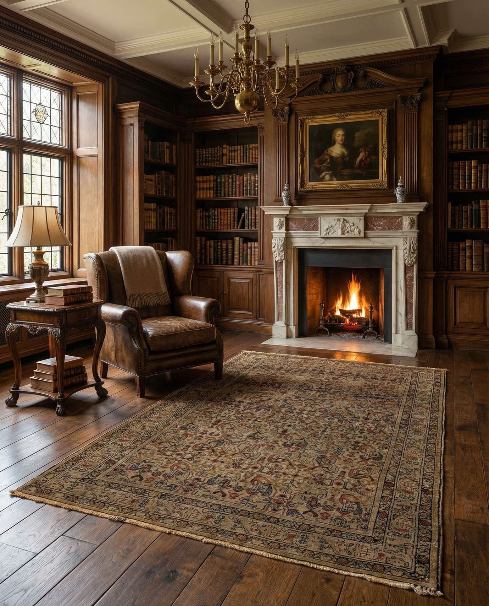 4' 1 x 6' 4 Malayer Rug