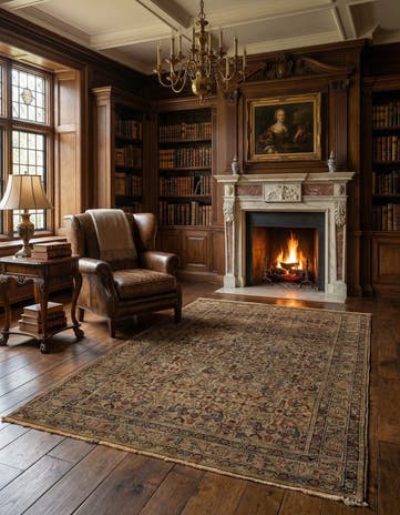 4' 1 x 6' 4 Malayer Rug