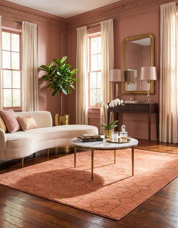 8' x 10' Marilyn Monroe™ Glam Trellis Rug