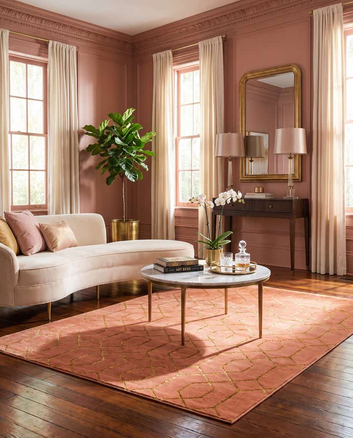 8' x 10' Marilyn Monroe™ Glam Trellis Rug