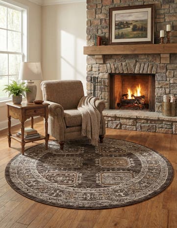 5' x 5' Grand Tradition Round Rug
