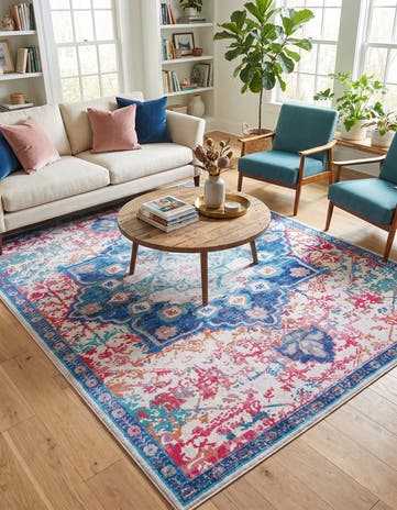 7' 10 x 10' Washable Renaissance Rug