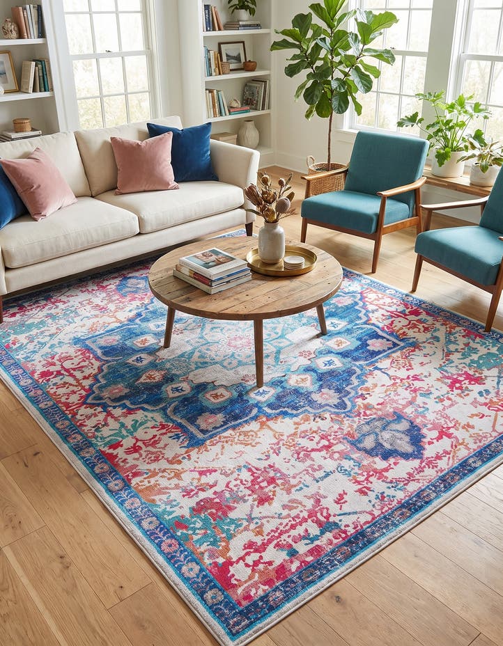 7' 10 x 10' Washable Francesca Rug